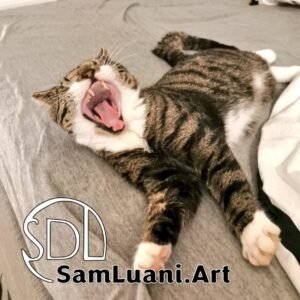 SDL202012031631 | Leo the Yawning Lion