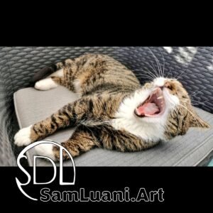 SDL20210319 | Leo the Yawning Lion