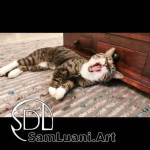 SDL20210610 | Leo the Yawning Lion