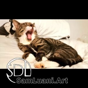 SDL202106181 | Leo the Yawning Lion