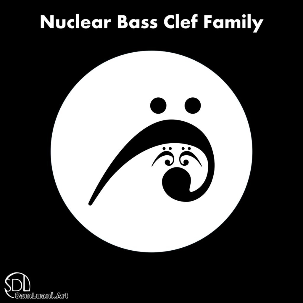 SDL2025G2C4109 | Bass Clef Nuclear Family