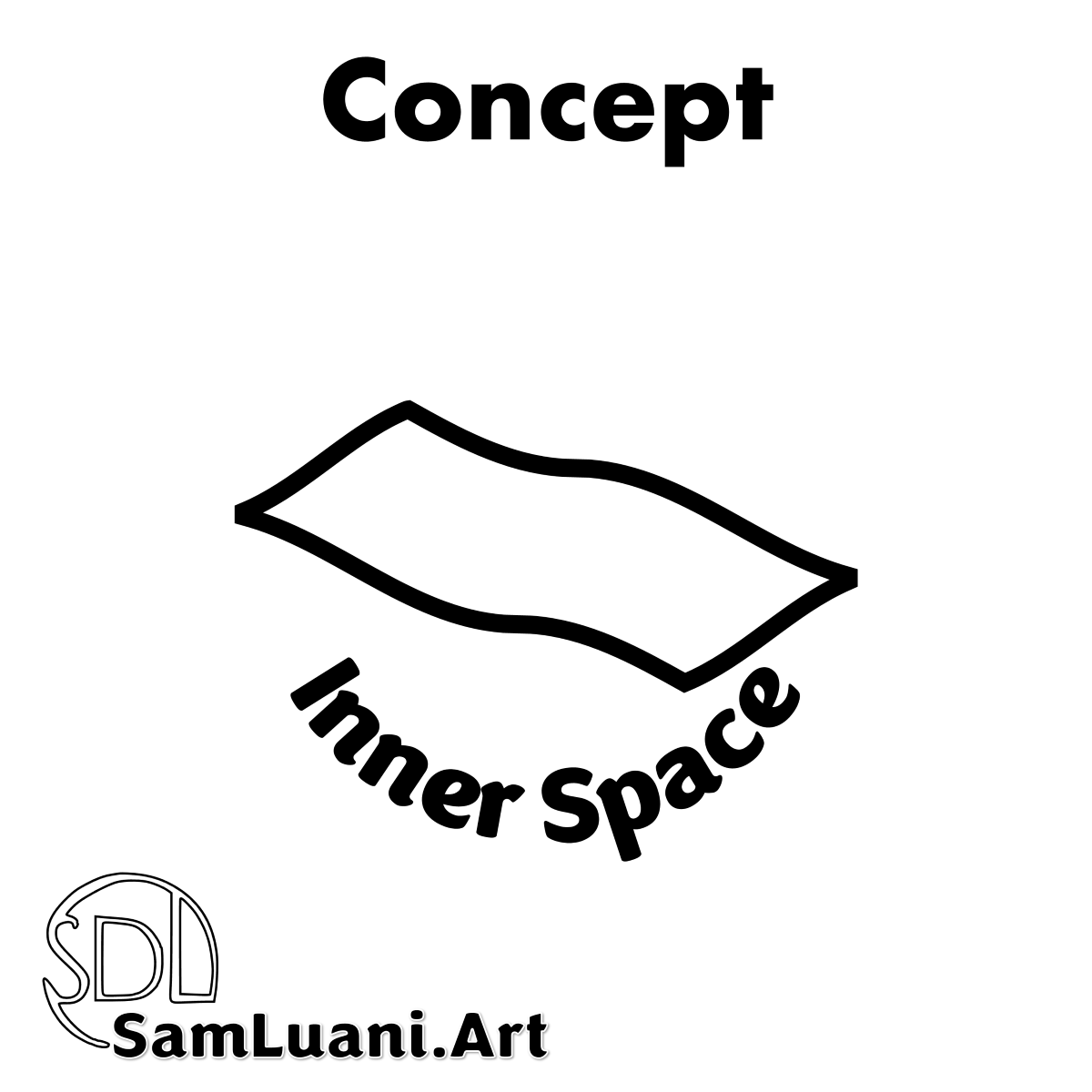 Concept Abstract design with text elements