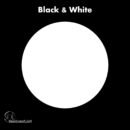 Black circle on white background.