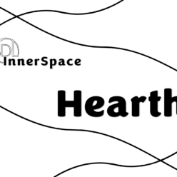 Text with wavy lines background